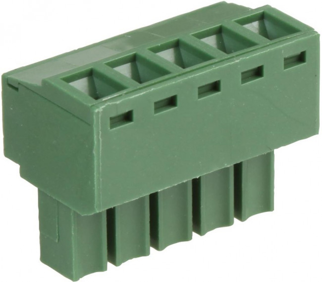 MC000099, Съемная клеммная колодка, 3.81 мм, 5 вывод(-ов), 26AWG до 16AWG, Винт, 10 А