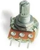 P160KNP-0EC15A25K, 25 кОм, 100 мВт, ± 20%, Резистор переменный