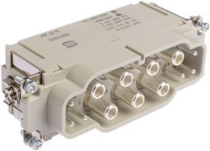 10 36 004 0003, Connector Set, 4 Way, 10A, Female to Male, Han Ex, 90 V 10 36 004 0003, Connector Set, 4 Way, 10A, Female to Male, Han Ex, 90 V