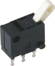 D3C-1210, Micro Switch, SPDT, 100 mA @ 30 V dc, Silver Plated