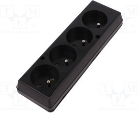TX-GN-470CZ, Разъем питания AC разветвитель Конфиг.выводов 2P+PE черный