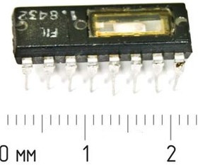 Многочастотный кварцевый генератор 1.8432МГц 5В,HCMOS/TTL в корпусе DIP-16, гк 1843,2 \\DIP-16\T/CM\
