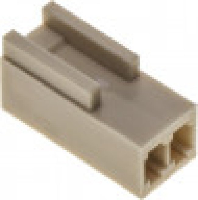 0022011022, Conn Housing RCP 2 POS 2.5mm Crimp ST Cable Mount Natural KK® Bag