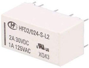 HFD2/024-M-L2-D, Реле, 24 VDC, 250 V , 3A, замена для G6AK-274P DC24 HFD2/024-M-L2-D, Реле, 24 VDC, 250 V , 3A, замена для G6AK-274P DC24