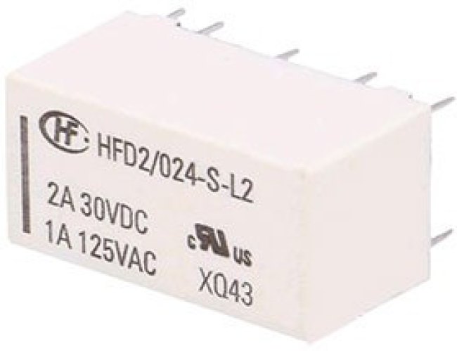 HFD2/024-M-L2-D, Реле, 24 VDC, 250 V , 3A, замена для G6AK-274P DC24