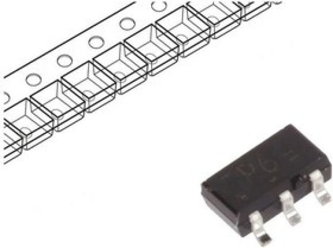 74HC2G16GVH, IC: digital; buffer,non-inverting; Ch: 2; CMOS; SMD; TSOP6; 2?6VDC