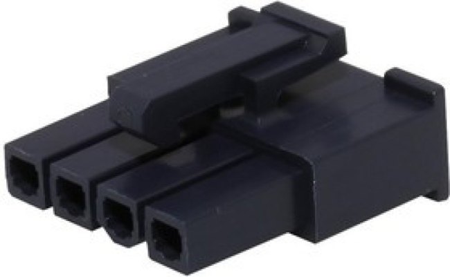 46994-0412, Корпус разъема, Mini-Fit Jr. 46994, Гнездо, 4 вывод(-ов), 4.2 мм