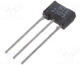 NTE2505, Транзистор: NPN, биполярный, 25В, 2А, 1Вт