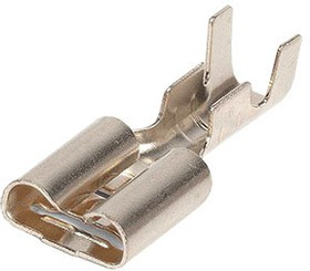 РП-М(л) 2,5 - (6,3), Разъем плоский луженый неизолированный (мама)