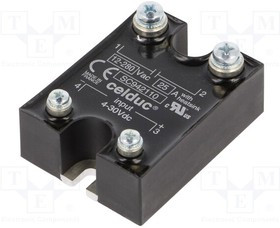 SC942110, Реле: полупроводниковое; Uупр: 4-30ВDC; 25А; 12-280ВAC; -40-100°C