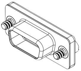 173112-0063, Metal Dust Cap for Shell Size 1, UNC 4-40