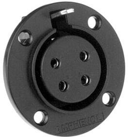 AP-8-13, Loudspeaker Connectors FEM CHASIS Round FLNG Machined CONT