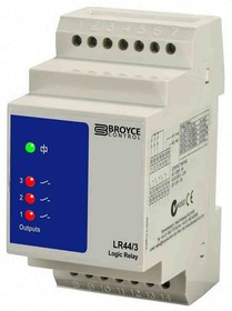 LR44/3 100-230V AC/DC, Voltage Monitoring Relay, 3PST, DIN Rail