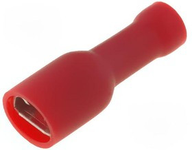 ST-013/R, Наконечник: плоский, 4,8мм, 0,8мм, "мама", 0,5-1мм2, обжим, красный ST-013/R, Наконечник: плоский, 4,8мм, 0,8мм, "мама", 0,5-1мм2, обжим, красный