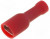 ST-013/R, Наконечник: плоский, 4,8мм, 0,8мм, "мама", 0,5-1мм2, обжим, красный