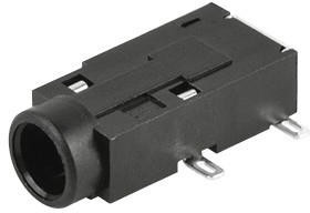 SJ2-35853A-SMT-TR, Phone Connectors 3.5mm Narrow Ftprint 3 conductor 0 switc