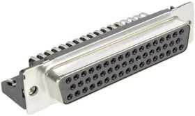 09665527616, D-Sub Standard Connectors DSUB SV FEM SSDP ANG62-254 50P AU3