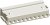 1-353908-0, Conn Housing RCP 10 POS 1.5mm Crimp ST Cable Mount White Box