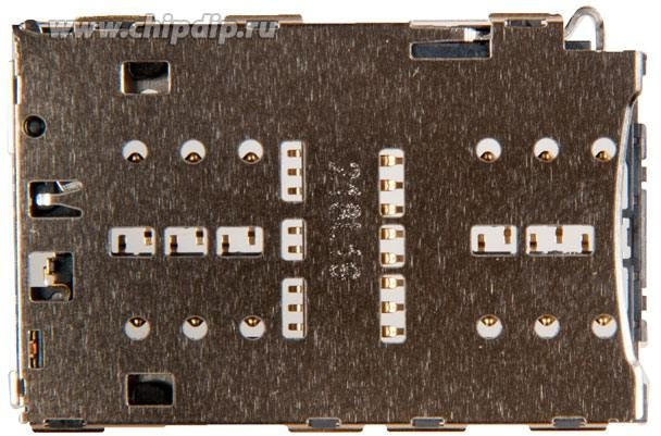 (12023-00250700) разъем NANO/SD/SIM 20P 1.4H S/T SMT (12023-00250700) разъем NANO/SD/SIM 20P 1.4H S/T SMT