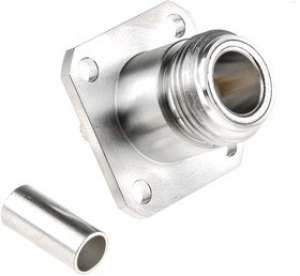 R161282000W, 50 Straight Panel Mount, N Connector, jack, RG58, RG141 R161282000W, 50 Straight Panel Mount, N Connector, jack, RG58, RG141
