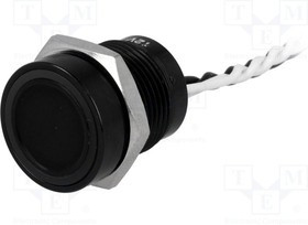 PS165P10Y21W12V, Переключатель: пьезоэлектрический, Пол: 2, SPST-NO, 0,2A/24ВAC