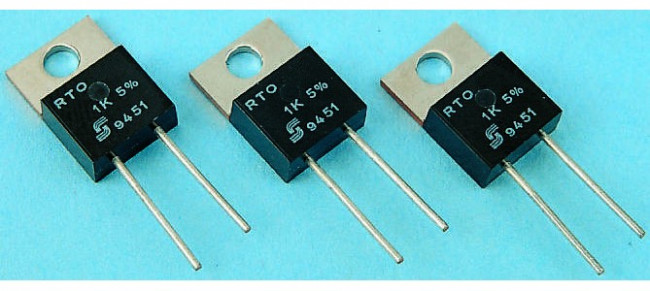 RTO20F10K, Резистор толстоплёночный, THT, TO220, 10 кОм, 20 Вт, ±5%, -55-155°C