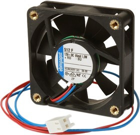 4314L-RS0, 4300 Series Axial Fan, 24 V dc, DC Operation, 95m³/h, 1.2W, 119 x 119 x 32mm