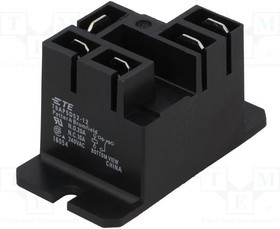 T9AP5D52-12, General Purpose Relays SPDT FLNG MNT 12VDC