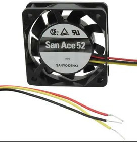 Вентилятор Sanyo Denki 109P0524A701 52x52x15мм 24V 3pin Вентилятор Sanyo Denki 109P0524A701 52x52x15мм 24V 3pin