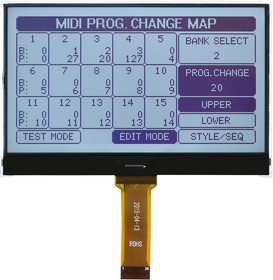 MDCOG240128B6W-FPTLW, GRAPHIC LCD, COG, FSTN, 240 X 128P, 3.3V