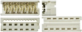 90327-3308, 8-Way IDC Connector Socket for Cable Mount, 2-Row