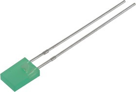 MP007980, LED, SUPER GREEN, 60MCD, 571NM, 2 X 5MM