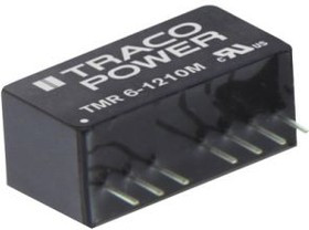 TMR6-2423WIR, Преобразователь DC/DC, 6Вт, Uвх 9-36В, Uвых 15ВDC, Uвых.2 -15ВDC