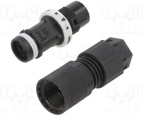 THB.381.B3A, Разъем: питания AC, зажим под винт, "мама", TH381, 7-8мм, 400В