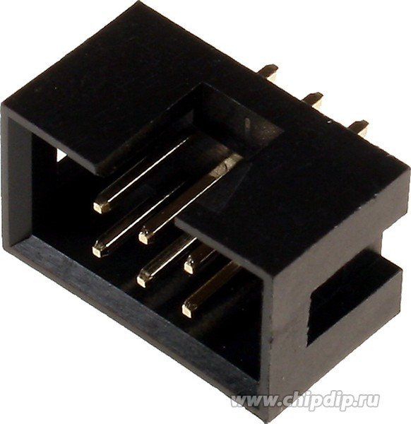 KLS1-202-06-S-B, вилка к IDC на плату / BH-06 (IDC-06MS) (L-KLS1-202-06-S-B)