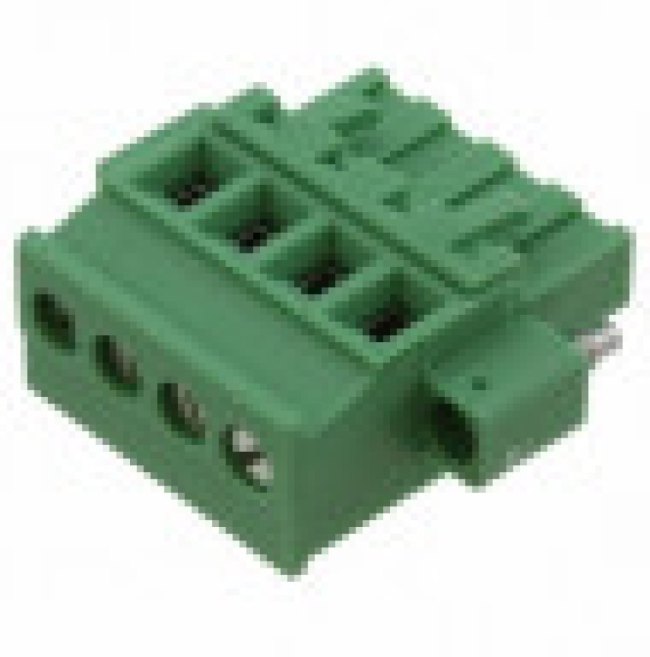 1835494, Pluggable Terminal Blocks 4 Pos 5mm pitch Plug 24-12 AWG Screw 1835494, Pluggable Terminal Blocks 4 Pos 5mm pitch Plug 24-12 AWG Screw