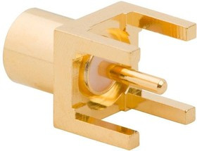 919-109J-51PX, Гнездо; MCX; "мама"; прямой; 50Ом; THT; тефлон; позолота