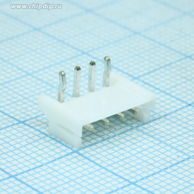 S4B-EH(LF)(SN), 1x4P EH 1 2.5mm 4 Brass PushPull,P=2.5mm Wire To Board / Wire To Wire Connector ROHS