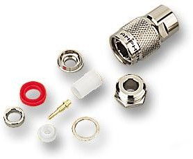 T1141A1-ND3G-1-50, Разъем РЧ / Коаксиальный, TNC Коаксиальный, Прямой Штекер, Зажим, 50 Ом T1141A1-ND3G-1-50, Разъем РЧ / Коаксиальный, TNC Коаксиальный, Прямой Штекер, Зажим, 50 Ом