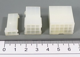Гнездо питания на кабель, однорядное MFB, 3 контакта, шаг 4,14мм, MFB-1x3F; №9585 гн пит MFB\1x 3\P4,14\каб\\MFB-1x3F конт[12]