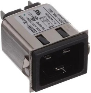 20SRBS1-W, AC Power Entry Modules 20A, Snap-In Spade TML, Y