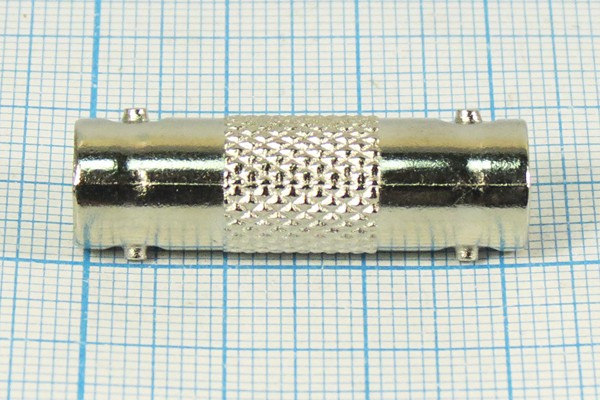 Гнездо BNC-гнездо BNC, переходник высокочастотный; Q-515 гн BNC-гн BNC