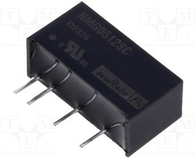NMG0512SC, Преобразователь: DC/DC; 2Вт; Uвх: 4,5-5,5В; Uвых: 12ВDC; Iвых: 167мА NMG0512SC, Преобразователь: DC/DC; 2Вт; Uвх: 4,5-5,5В; Uвых: 12ВDC; Iвых: 167мА