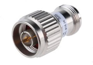 R412703124, 50 RF Attenuator Straight N Connector N Plug to N Socket 3dB, Operating Frequency 3GHz R412703124, 50 RF Attenuator Straight N Connector N Plug to N Socket 3dB, Operating Frequency 3GHz
