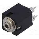 ACJM-MV35-2S, Телефонный аудио разъем, Mono, 3.5mm, 2 контакт(-ов), Гнездо, Монтаж в Панель