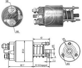 ZM7395, Реле втягивающее SMART