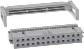 71600-126LF, Quickie IDC Receptacle, Wire to Board connector -Double row - 26 Positions - 2.54 mm (0.1 in.)