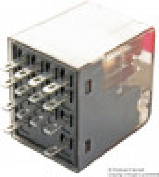 MT3330C4, Реле питания, многорежимный, 3PDT, 24 В DC, 10 А, MT, Гнездо, Без Защелки