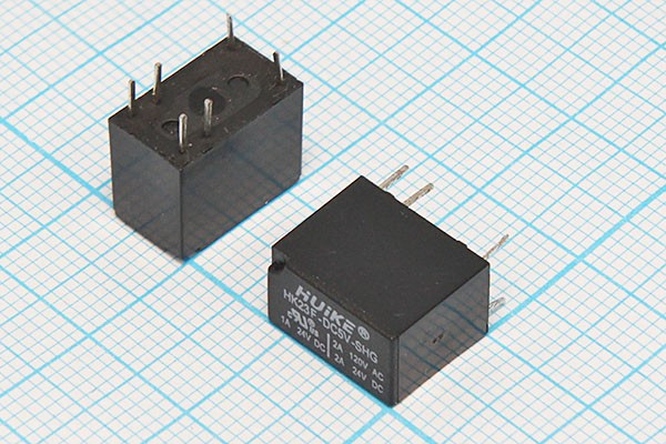 Реле 5В, HK23F, 1X0,5A,125V/1A,24V, [TR5V/G5V-1]; №7633 реле 5В\\HK23F\1X0,5A,125V/ 1A,24V\[TR5V/G5V-1]