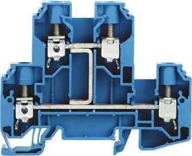 1186780000, W Series Blue Double Level Terminal Block, Double-Level, Screw Termination 1186780000, W Series Blue Double Level Terminal Block, Double-Level, Screw Termination